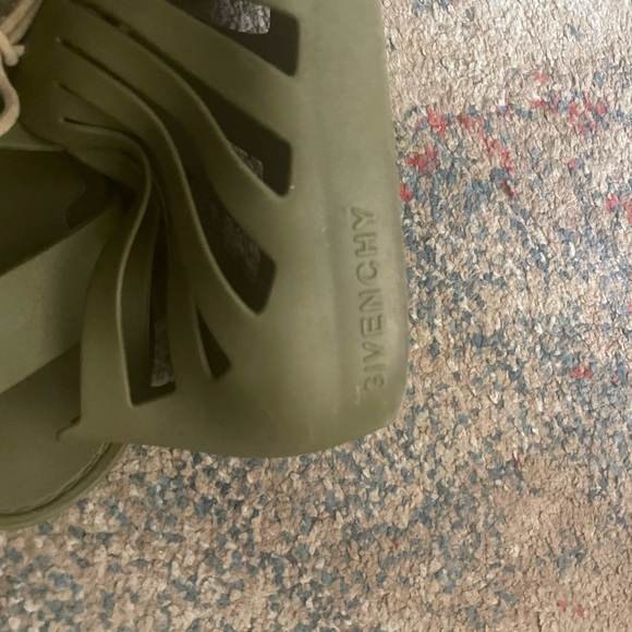 givenchy rubber jelly cage lace up sandals sz 39 usa 8.5 - Picture 11 of 13